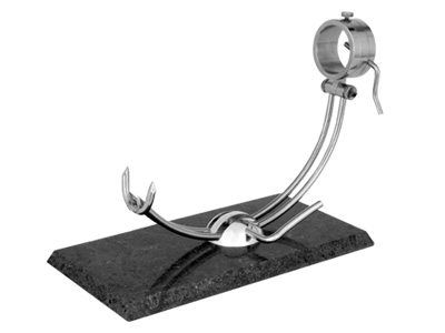 Black Marble Professional Ham Holder