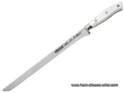 Flexible Ham Carving Knife Riviera Blanc ARCOS Details 1