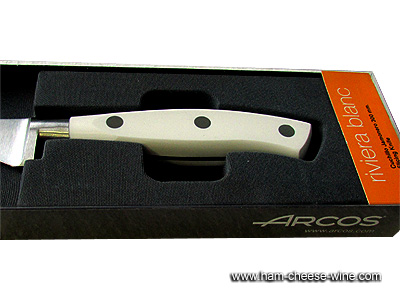Flexible Ham Carving Knife Riviera Blanc ARCOS Details 2