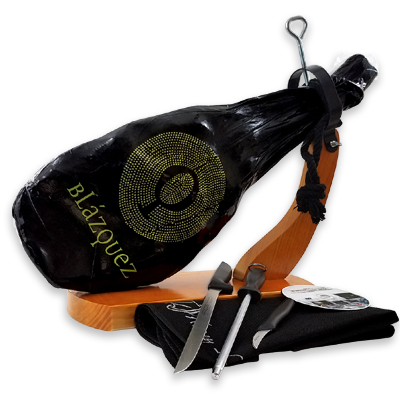 Economic Ham Carving Kit - Iberico Shoulder de Bellota Blázquez