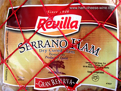 Jamon Serrano Revilla sin Hueso Detalles 3