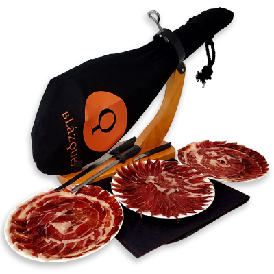 Kit Jamonero Económico - Jamón Ibérico Blázquez Detalles 3