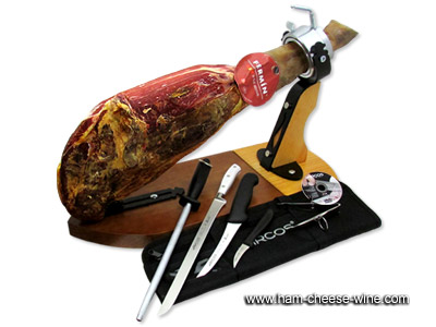 Kit Jamonero Profesional Jamón Serrano Fermín Detalles 3