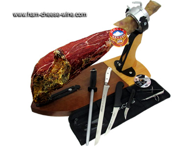 Kit Jamonero Profesional Jamón Serrano Monte Nevado Detalles 3