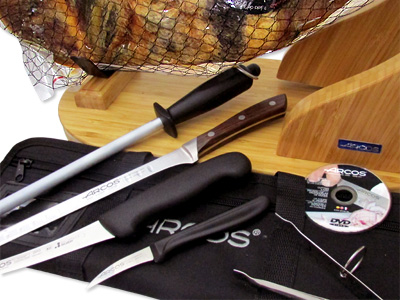 Iberico Shoulder Bellota Ham Fermín - Professional Ham Carving Kit Details 4