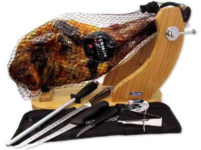 Iberico Shoulder Bellota Ham Fermín - Professional Ham Carving Kit Details 7