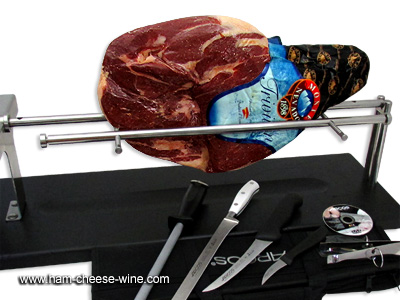 Professional Ham Carving Kit - Serrano Ham Monte Nevado Boneless Details 2