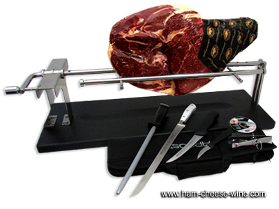 Kit Jamonero Profesional - Jamón Serrano Monte Nevado sin Hueso Detalles 5