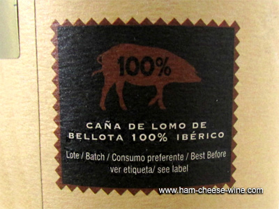 Iberico Pork Loin de Bellota 5J Details 5