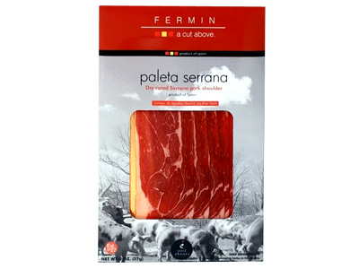 Paleta Serrana Fermín Cortada en Lonchas