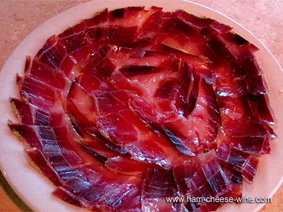 Pure Iberico Ham de Bellota Hand Cut by Knife, 1 Pound