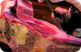 Pure Iberico Ham de Bellota Hand Cut by Knife Details 3