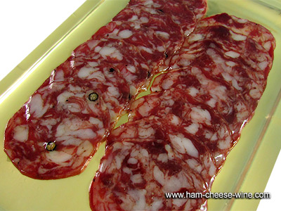 Iberico Salami Fermin Sliced Details 5