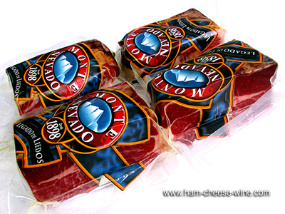 Serrano Ham Monte Nevado Boneless Cut in 4 Pieces