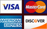 We Accept These Credit Cards