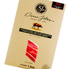 Paleta Pata Negra Puro Bellota 5J en Lonchas 1.5 oz